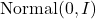 \operatorname{Normal}(0,I)