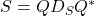 S = QD_SQ^*