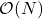 \mathcal{O}(N)