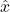 Rendered by QuickLaTeX.com \hat{x}