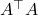 Rendered by QuickLaTeX.com A^\top A