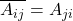 \overline{A_{ij}} = A_{ji}