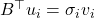 B^\top u_i = \sigma_i v_i