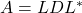 A = LDL^*