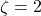 Rendered by QuickLaTeX.com \zeta = 2