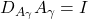 D_{A_\gamma} A_\gamma = I