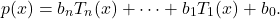 \[p(x) = b_nT_n(x) + \cdots + b_1 T_1(x) + b_0.\]