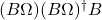 (B\Omega)(B\Omega)^\dagger B