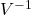 V^{-1}