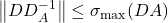 Rendered by QuickLaTeX.com \norm{DD_A^{-1}} \le \sigma_{\rm max}(DA)