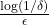 \tfrac{\log(1/\delta)}{\epsilon}