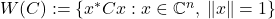 W(C) := \{ x^*Cx : x\in\mathbb{C}^n, \: \|x\| = 1\}