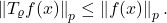 \[\norm{T_\varrho f(x)}_p \le \norm{f(x)}_p.\]