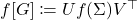 f[G] \coloneqq Uf(\Sigma)V^\top